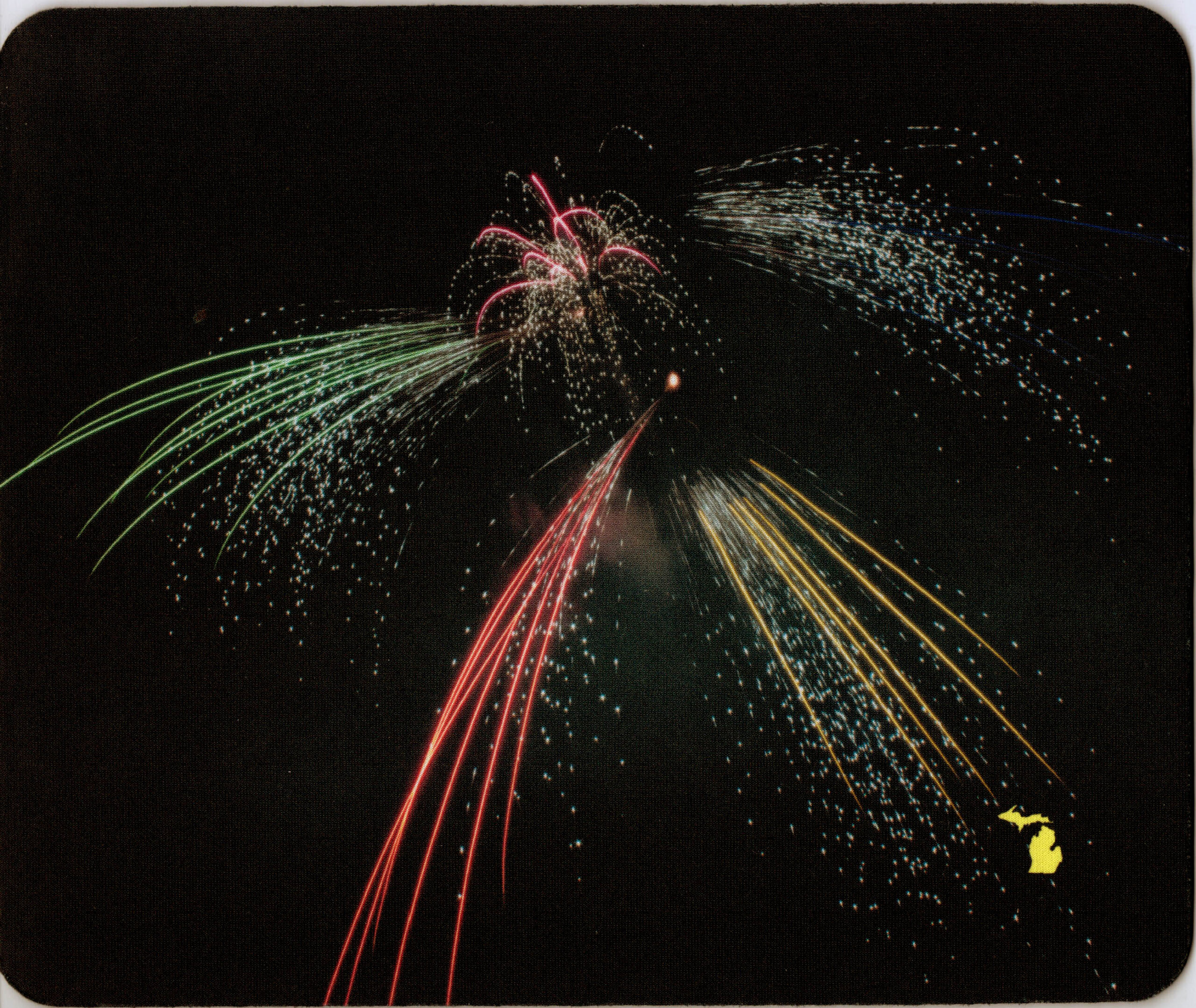 Fireworks in Michigan Mousepad