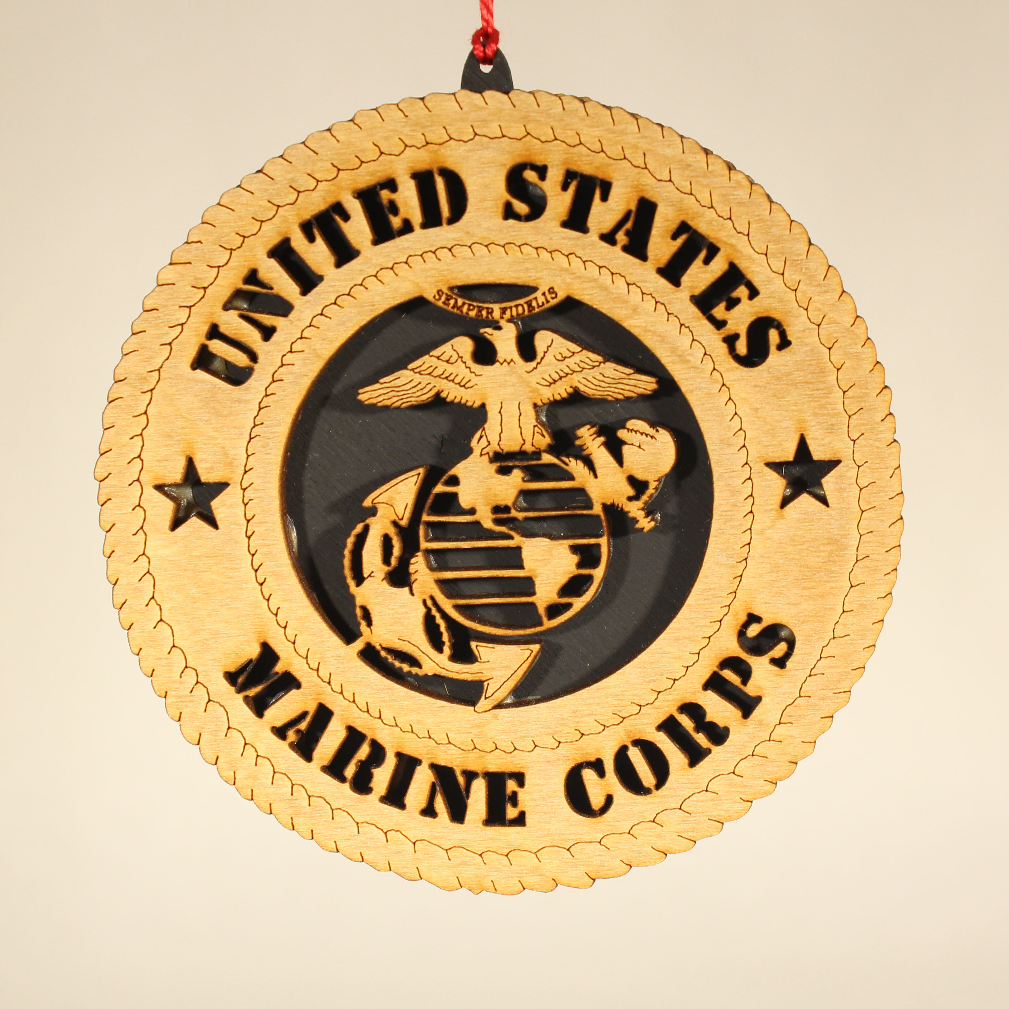 Military Marine Ornament USA